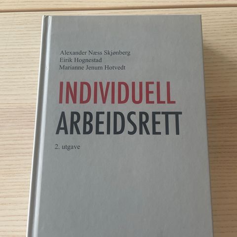 Individuell arbeidsrett 2.utg