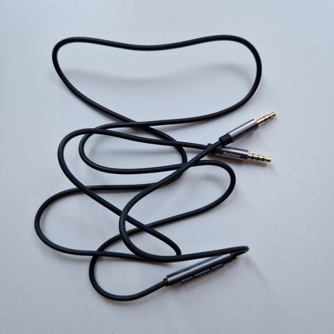 3,5 mm mini jack-kabel med mikrofon og knapper