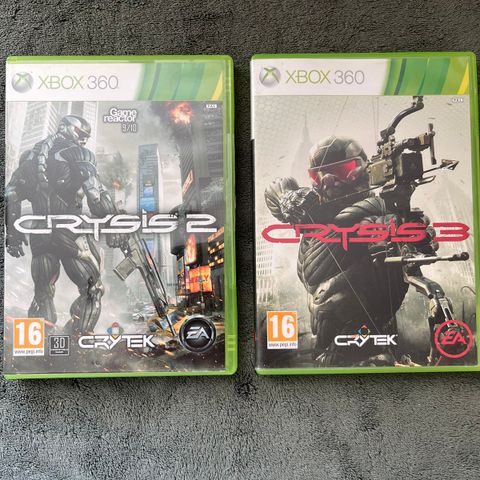 Crysis 2 og 3 (Xbox 360) selges samlet