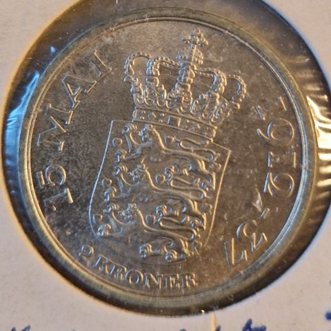 2 kroner Danmark 1937