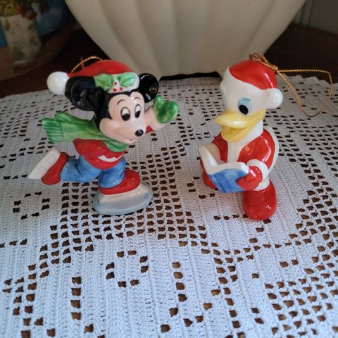 Julepynt. Disney, Mikke Mus og Donald