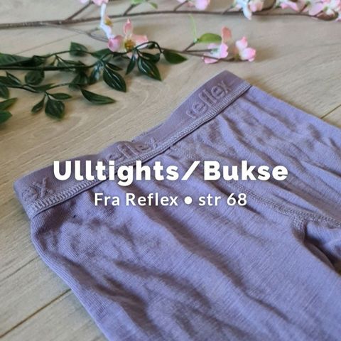 Ulltights/bukse fra Reflex • str 68