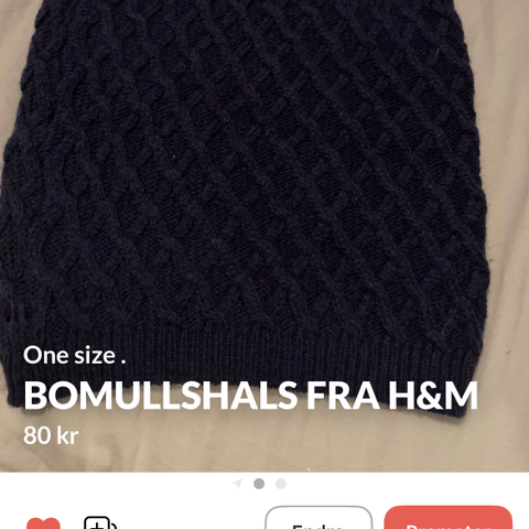 Bomullshals hals skjerf