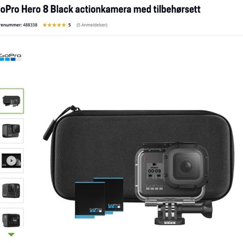 Uåpnet GoPro 8 Special Bundle