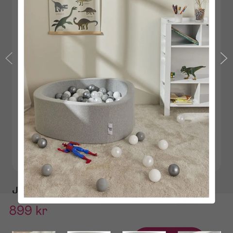 Ball basseng fra jollyroom med ekstra baller