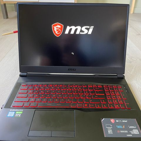 Gaming laptop - MSI GL 75