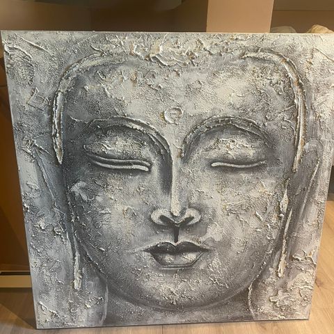 Buddha-bilde 90x90 cm