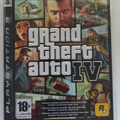 GTA IV ps3 spill Grand Theft Auto 4