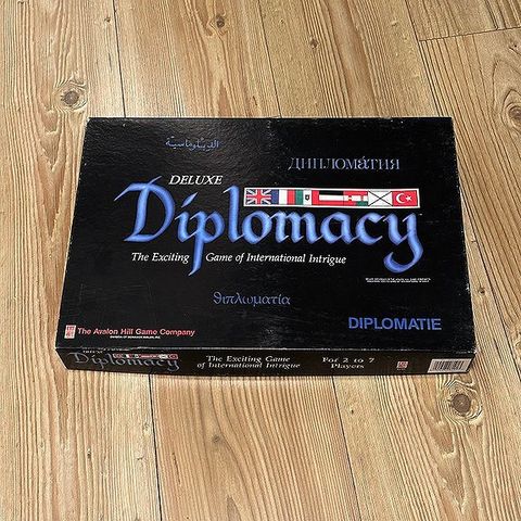 DIPLOMACY DeLuxe Edition (Avalon Hill, 1992) - Komplett !