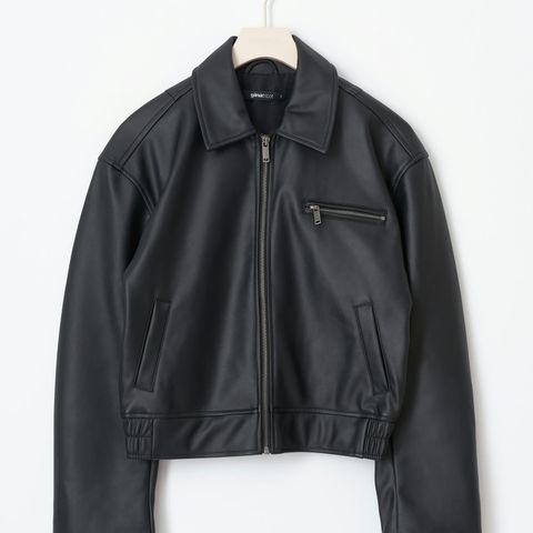 Gina Tricot pu bomber jacket