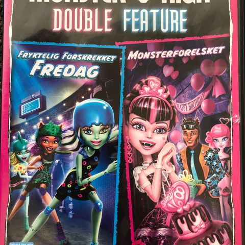 (DVD) Monster High Double feature (2012) Norsk tale