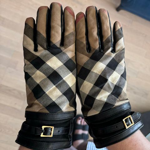 Burberry - Nicola Cuff Bridle House Check Gloves