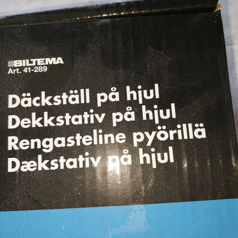 Dekkstativ på hjul