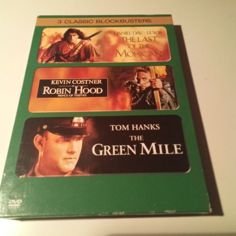 Last of the Mohicans- Robin Hood - Green Mile.    Norske tekster