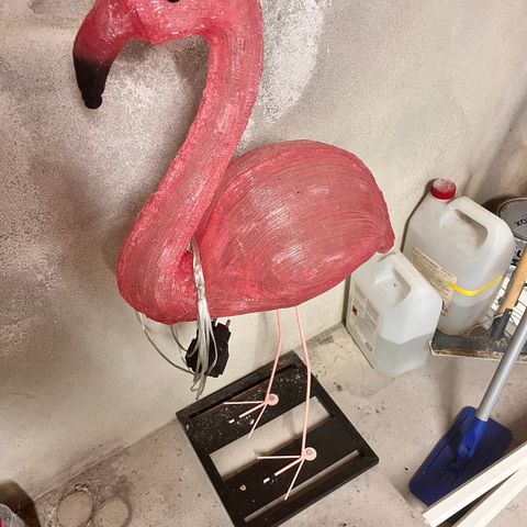 Lysende flamingo