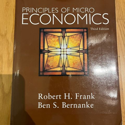 Lærebok økonomi Principles of micro economics