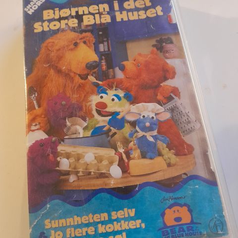 VHS-film: Bjørnen i det Store Blå Huset