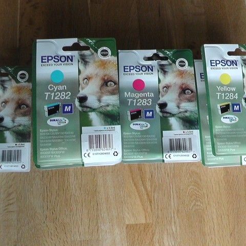 Epson Blekkpatron  T1281, T1282, T1283, T1284