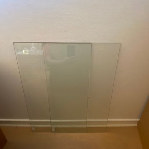 Ikea Inreda Hylleplate, Herdet Glass