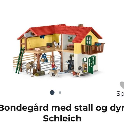 Schleich bondegård m/traktor