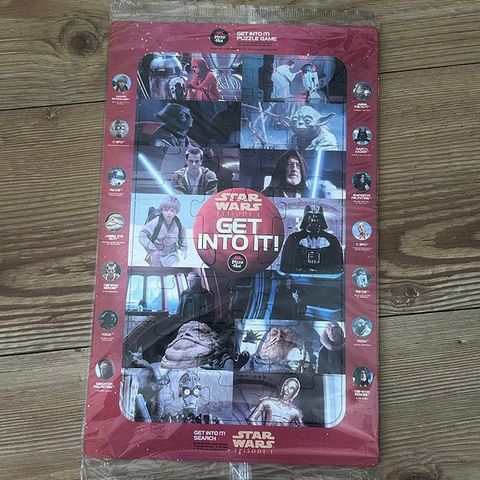 REKLAME Star Wars Episode 1 "Get into it"  puslespill - forseglet fra 1999