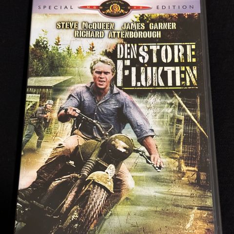 Den Store Flukten (DVD) Norsk Tekst