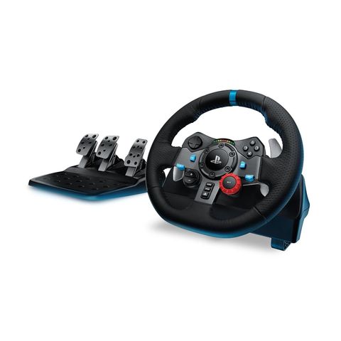 Logitech - Robust racingratt med pedaler til for PS4 og PC