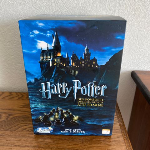 Harry Potter - Den komplette samlingen med åtte filmer Dvd (ubrukt)