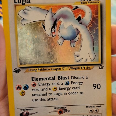 Lugia 9 1st edition Neo genesis pokemonkort