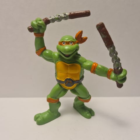 Teenage Mutant Ninja Turtles - Retro Michelangelo Samlefigur fra 1990 - 6cm