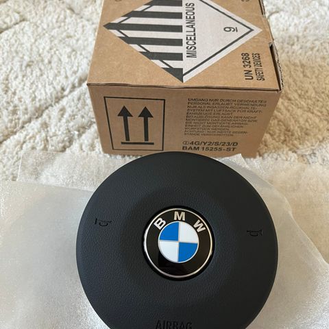 Original HELT NY BMW AIRBAG F20 F30 F10 til M sport ratt