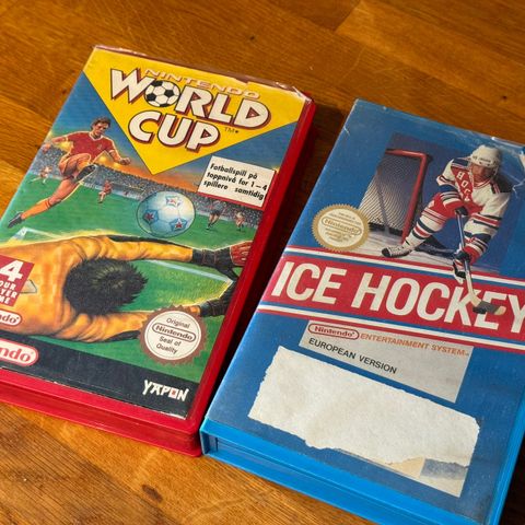 Nintendo World Cup & Ice Hockey utleie utgaver (Yapon)