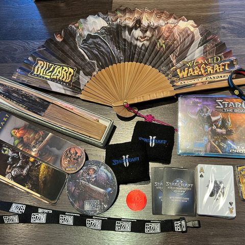 Blizzard/Blizzcon Merch lot, må sees!