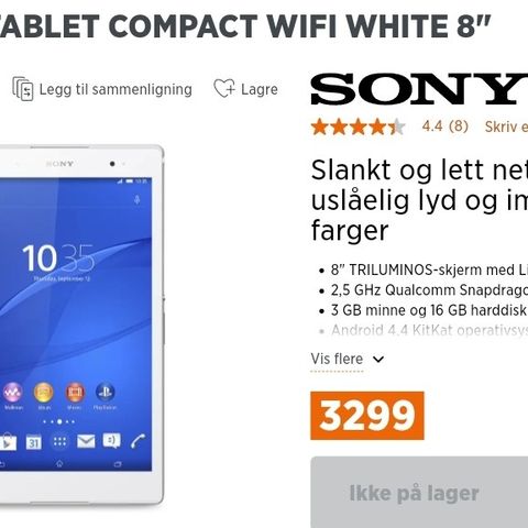 SONY Z3 TABLET COMPACT