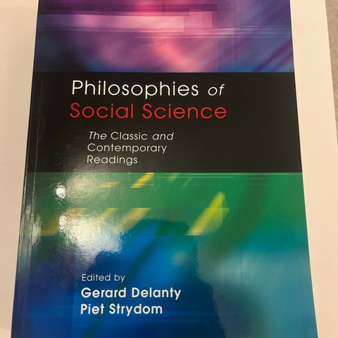 Philosophies of Social Science