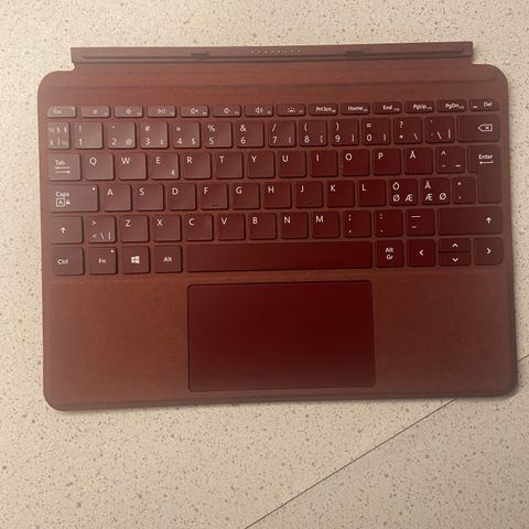 Surface Go 2 Signature Type Cover keyboard  (poppy red)