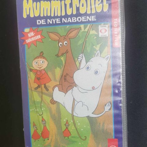 Mummitrollet De nye naboene VHS film