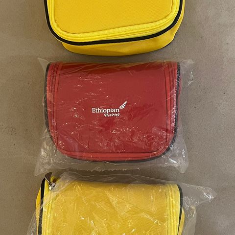 Amenitykit / toalett mappe fra Ethiopian Airlines