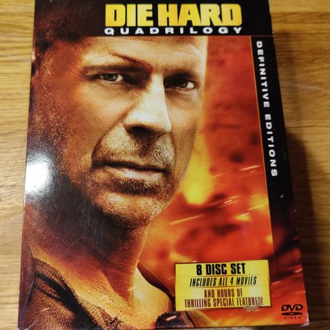 Die Hard Quadrilogy (8 disc utgave) DVD