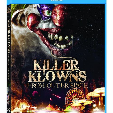 "Killer Clowns From Outer Space" sci-fi/horror blu-ray