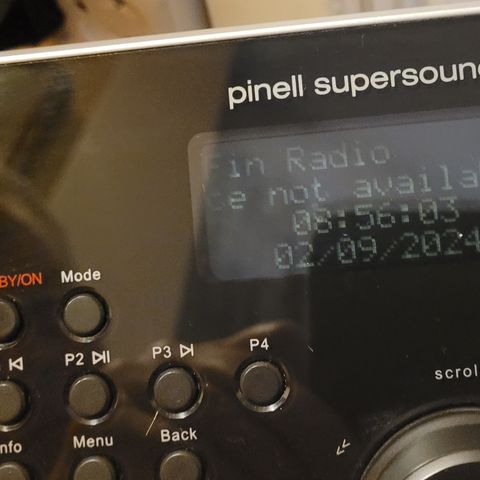 Pinell Supersound WiFi Internet radio med DAB / DAB+ og FM