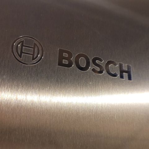 BOSCH kombiskap i rustfritt stål