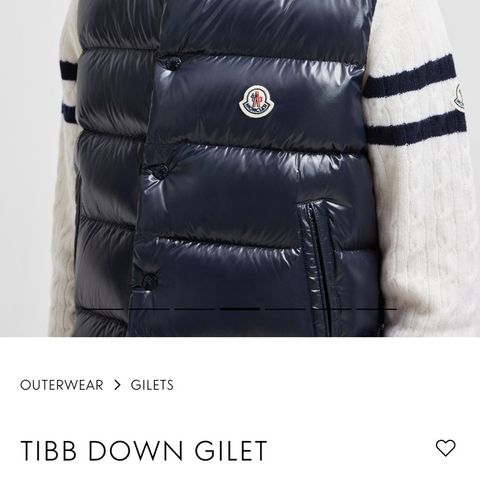 Moncler tibb down vest