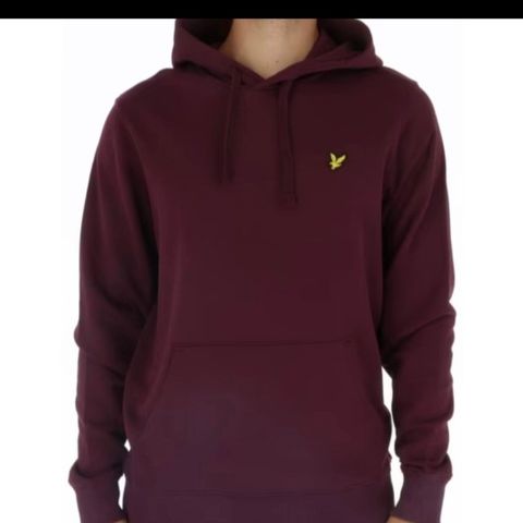 Lyle & Scott hettegenser burgunder rød