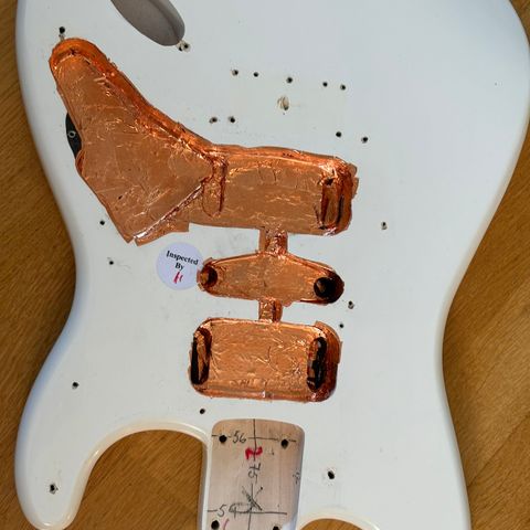 Stratocaster hardtail kropp