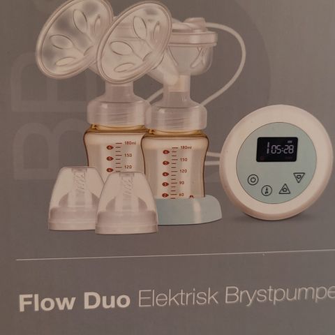 Flow duo elektrisk brystpumpe ubrukt