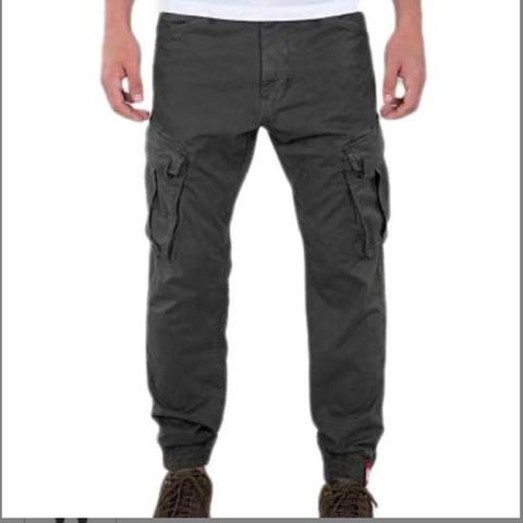 Alpha Industries Spy Pant Greyblack Size 28