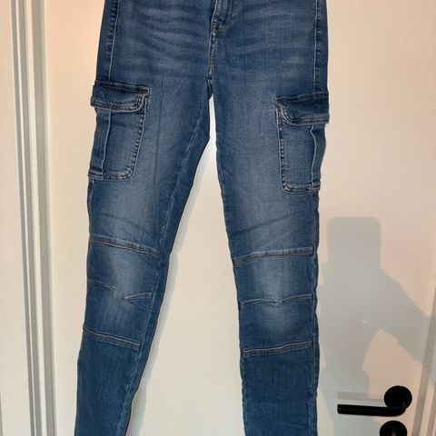 Cargo jeans fra Only str XS x 36