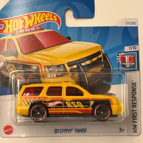 Hot Wheels 07 Chevy Tahoe - HW FIRST RESPONSE - HTB60