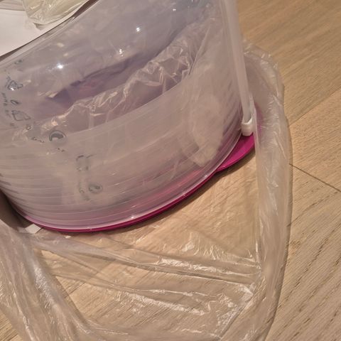 Tupperware festboks / kaketine med kakestabler